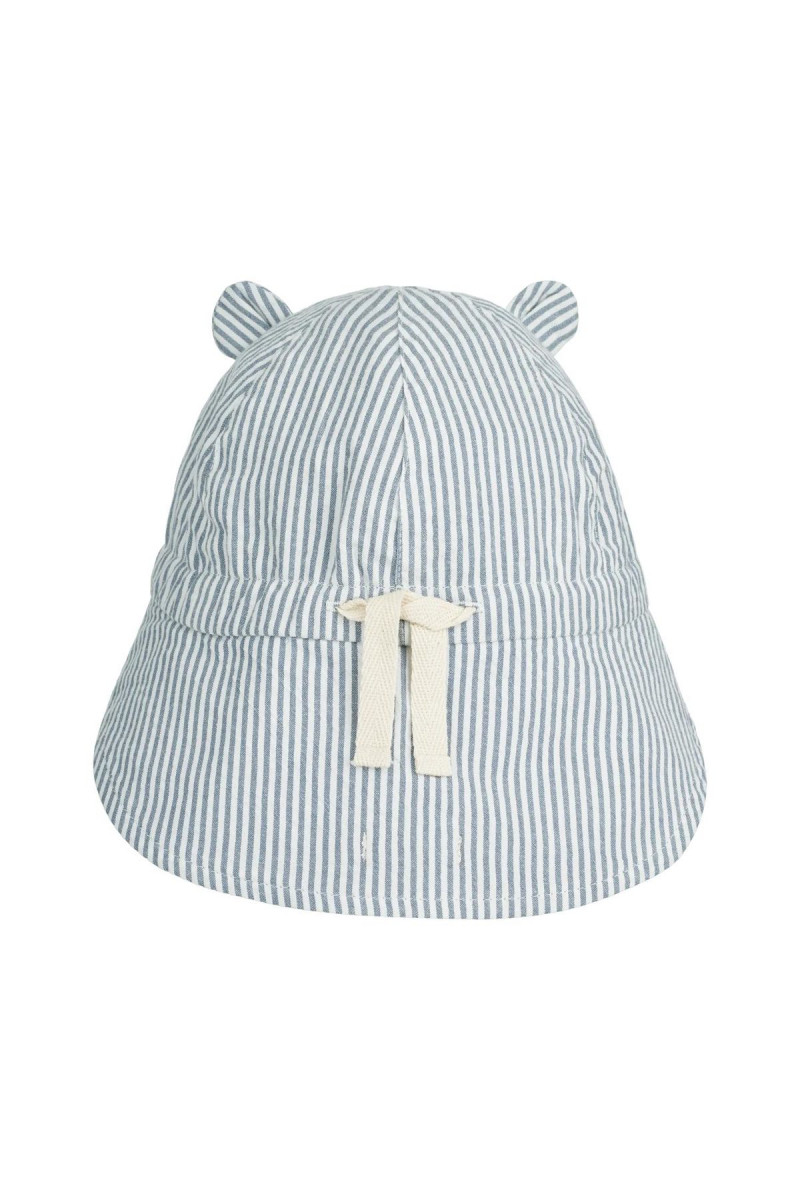 Liewood šešir sa dva lica Gorm vel 6/9m, Blue wave 