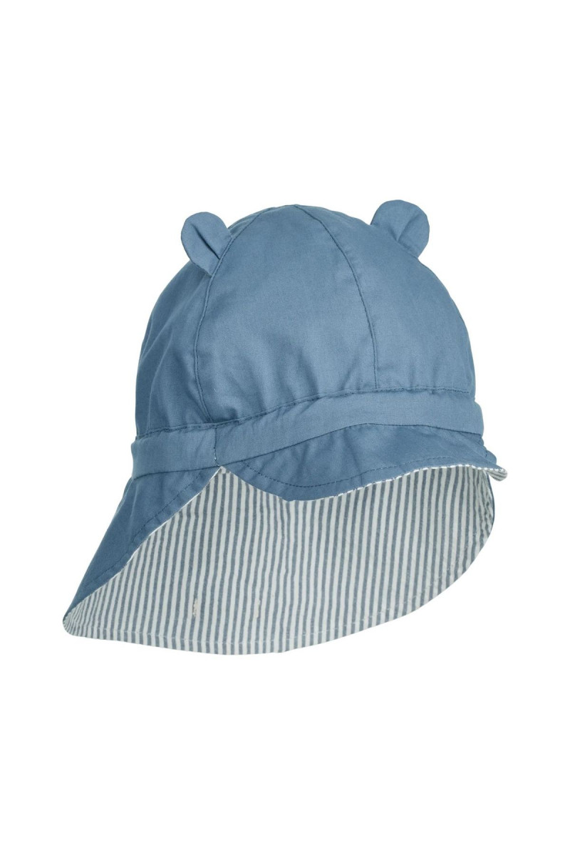 Liewood šešir sa dva lica Gorm vel 9/12m,Blue wave 