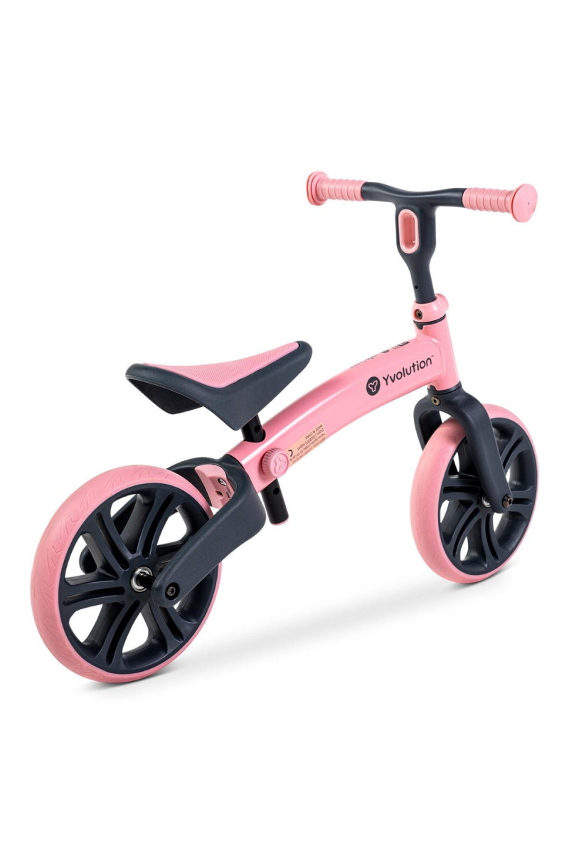 Yvolution junior balans bicikl Velo, roze 