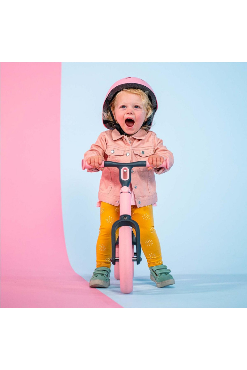 Yvolution junior balans bicikl Velo, roze 