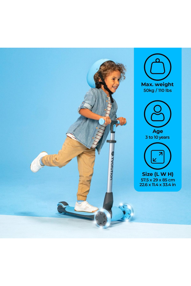 Yvolution trotinet YGlider Nua, plavi 