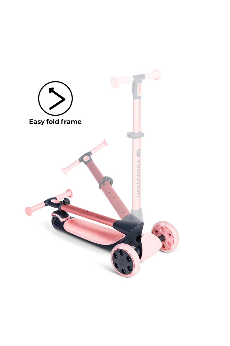 Yvolution trotinet YGlider Nua, rozi 
