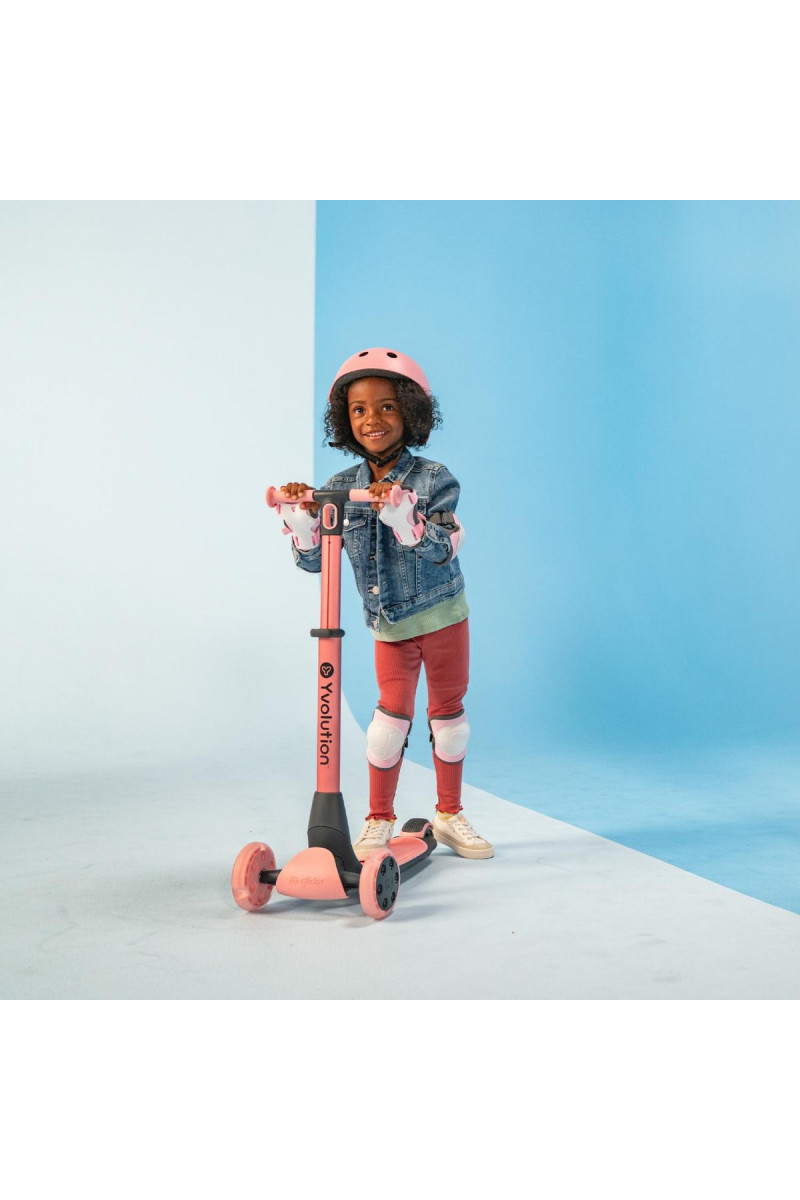 Yvolution trotinet YGlider Nua, rozi 