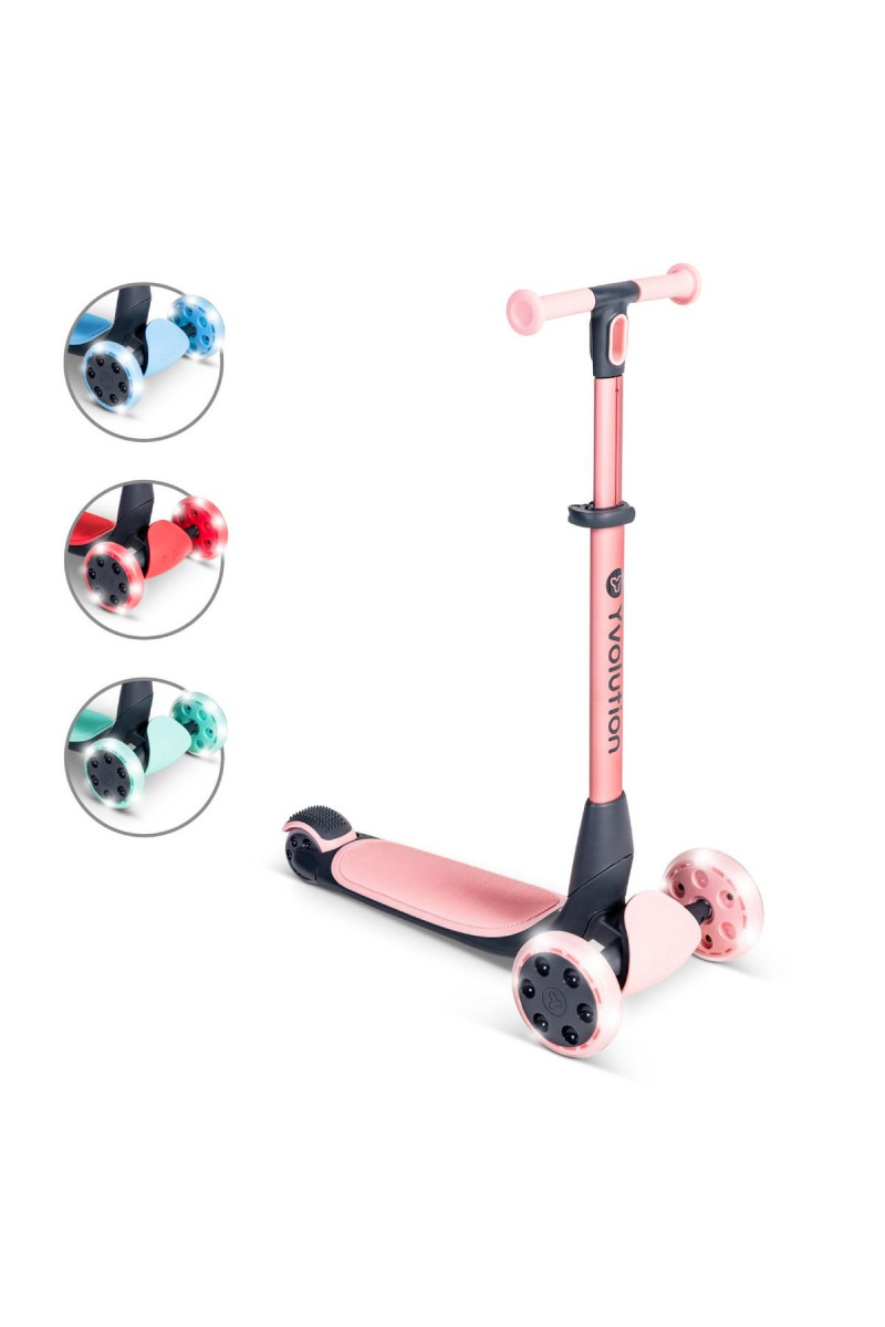 Yvolution trotinet YGlider Nua, rozi 
