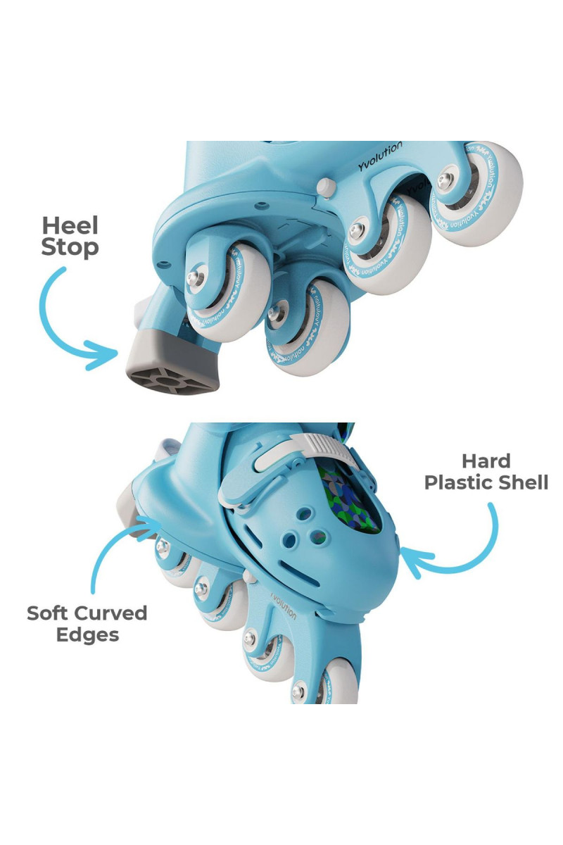 Yvolution roleri Twista podesivi vel 23-28, plavi 