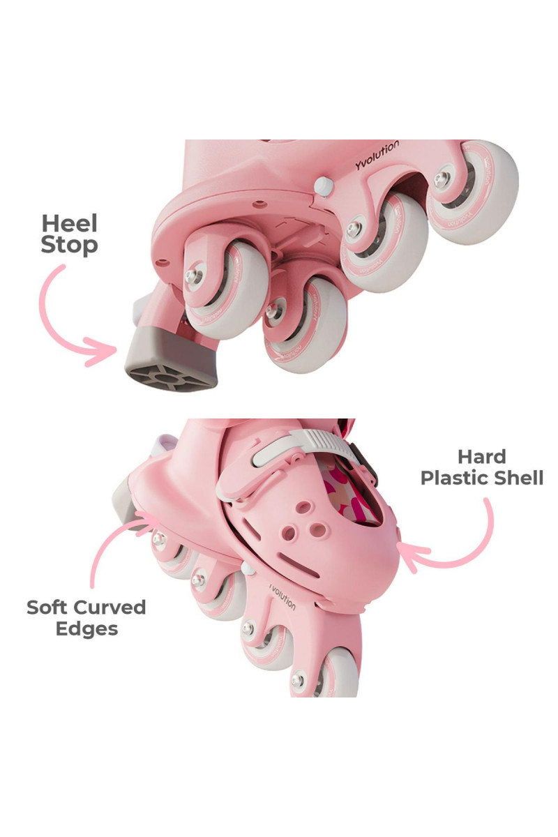 Yvolution roleri Twista podesivi vel 23-28, roze 