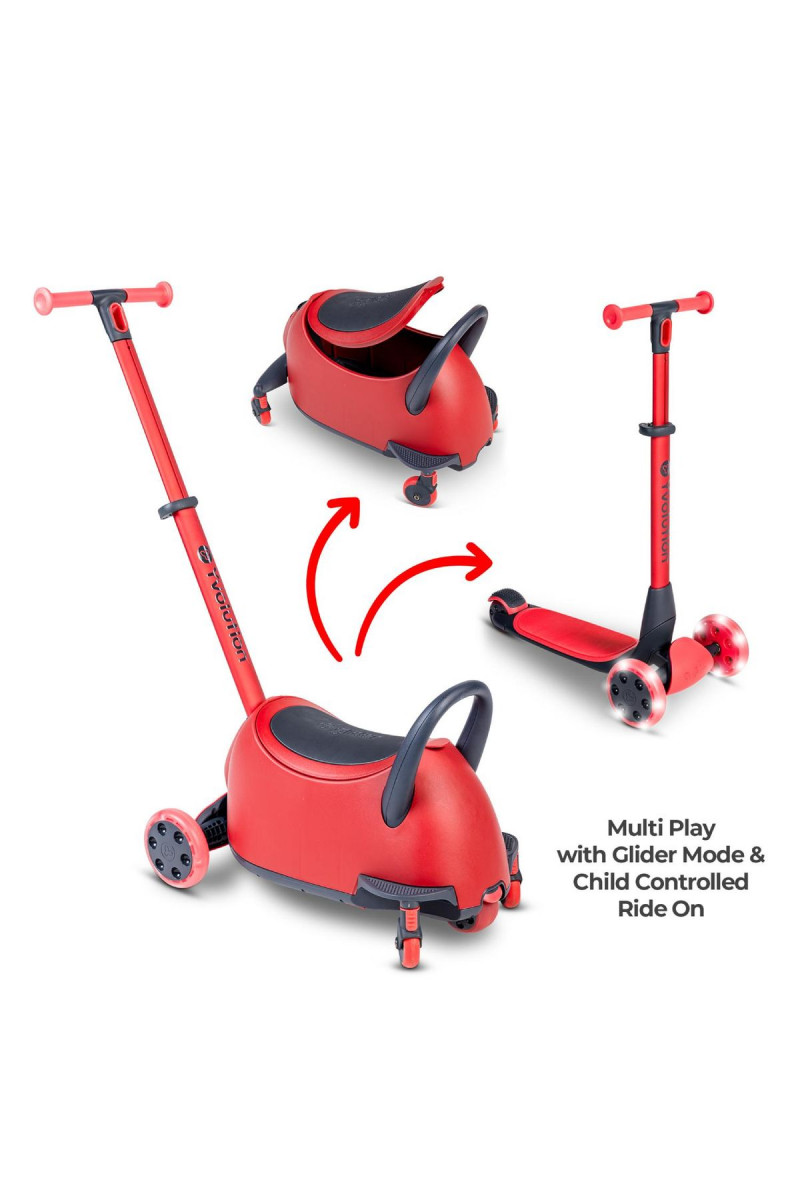 Yvolution guralica/trotinet 5u1 YgliderLuna,crvena 