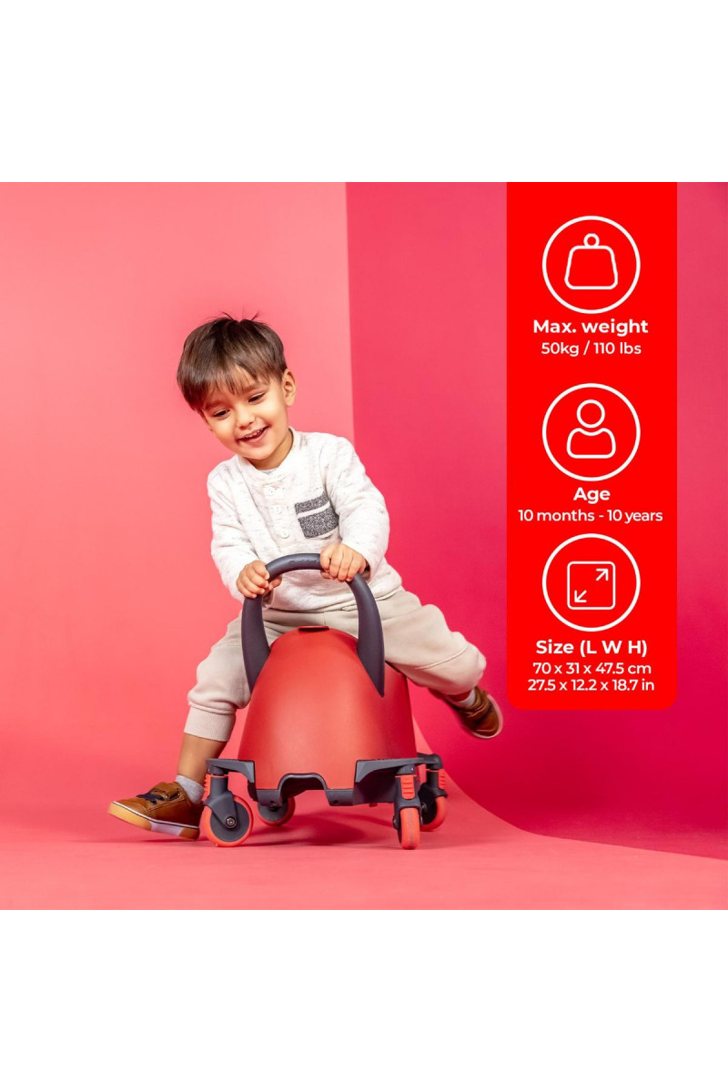 Yvolution guralica/trotinet 5u1 YgliderLuna,crvena 