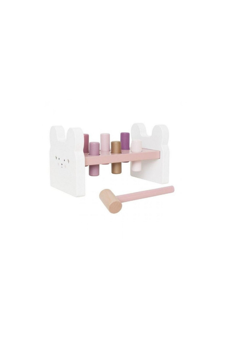 Jabadabado drvena udaraljka sa čekićem, zeka 