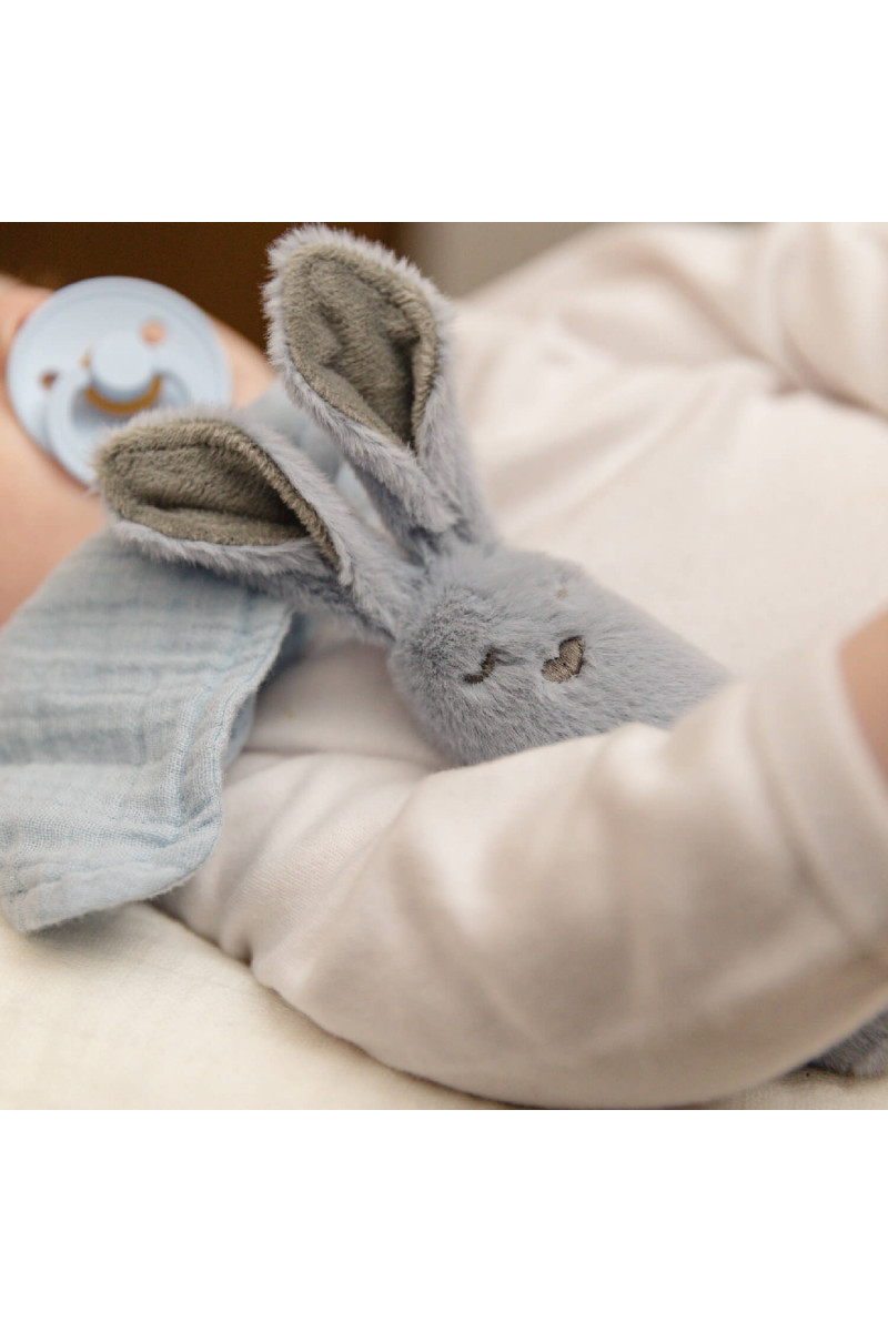 Bibs zvečka za bebe zec Cloud 