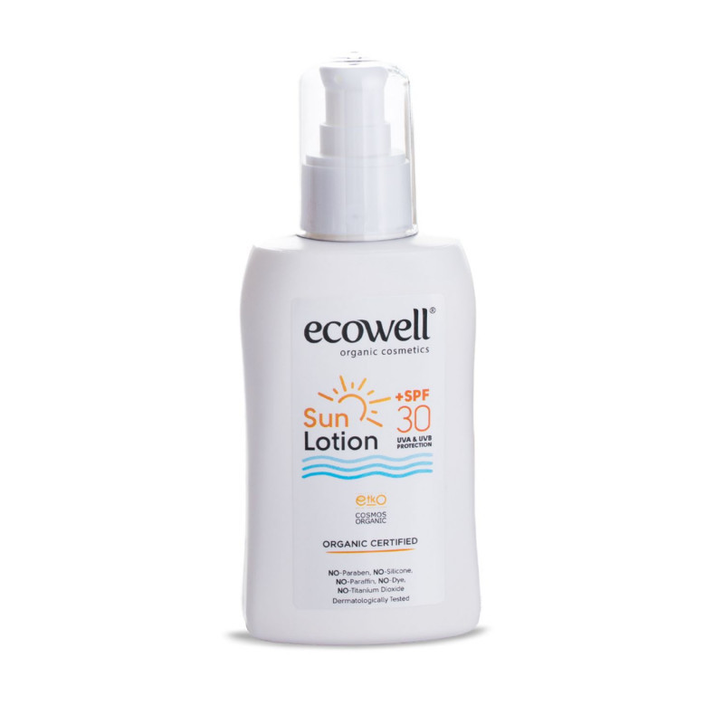 Ecowell Organski losion za sunčanje SPF 30, 150 ml 