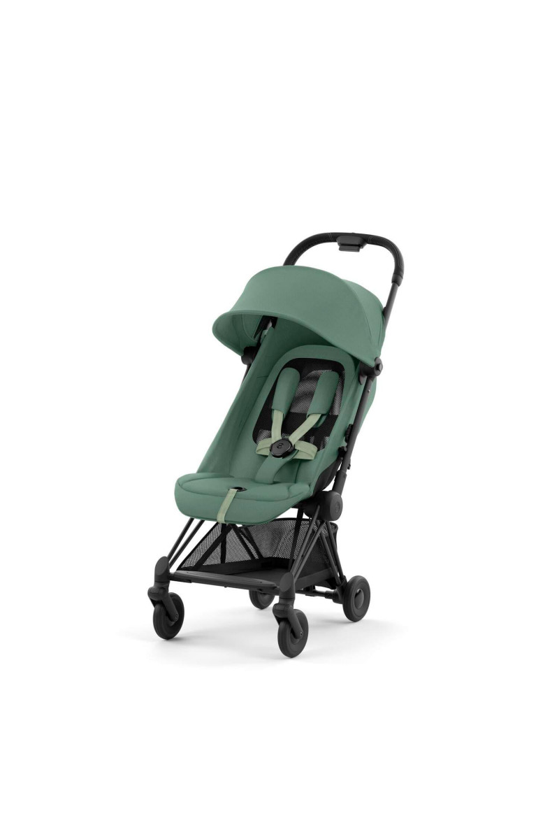 Cybex kolica Coya, Leaf Green(matt black ram) 