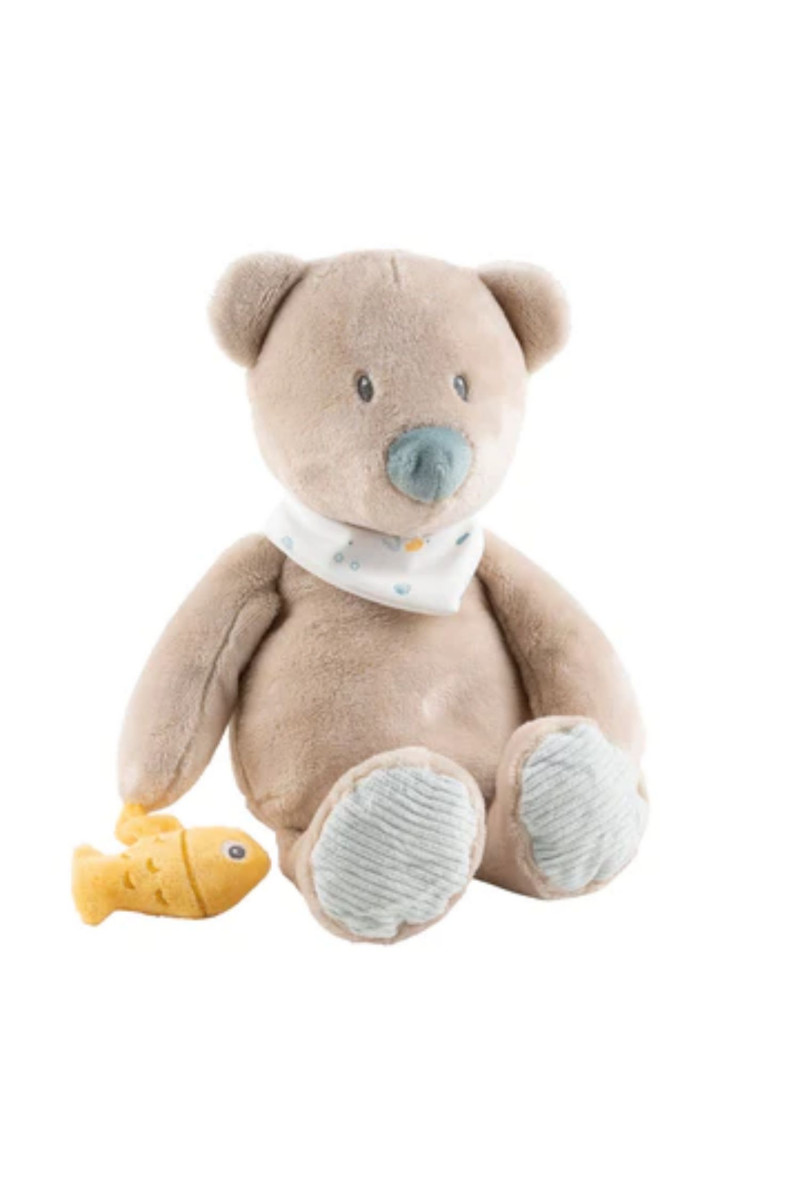 Nattou muzička plišana igračka meda Jules 