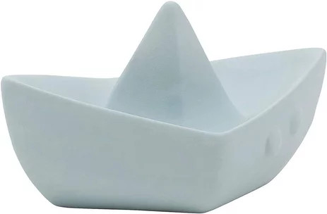 Nattou gumena igračka u obliku čamca plava 