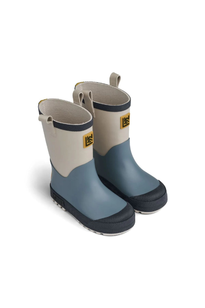 Liewood čizme za kišu Sasha, Whale blue multi mix 