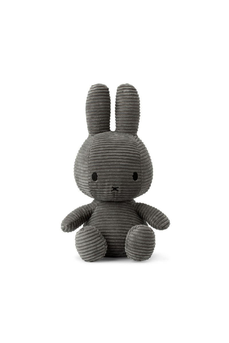 Miffy plišani zeka Corduroy 33cm, Grey 