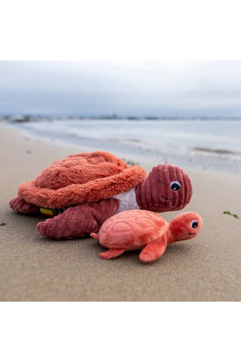 Les Deglingos igračka kornjača Sauvenou terracotta 