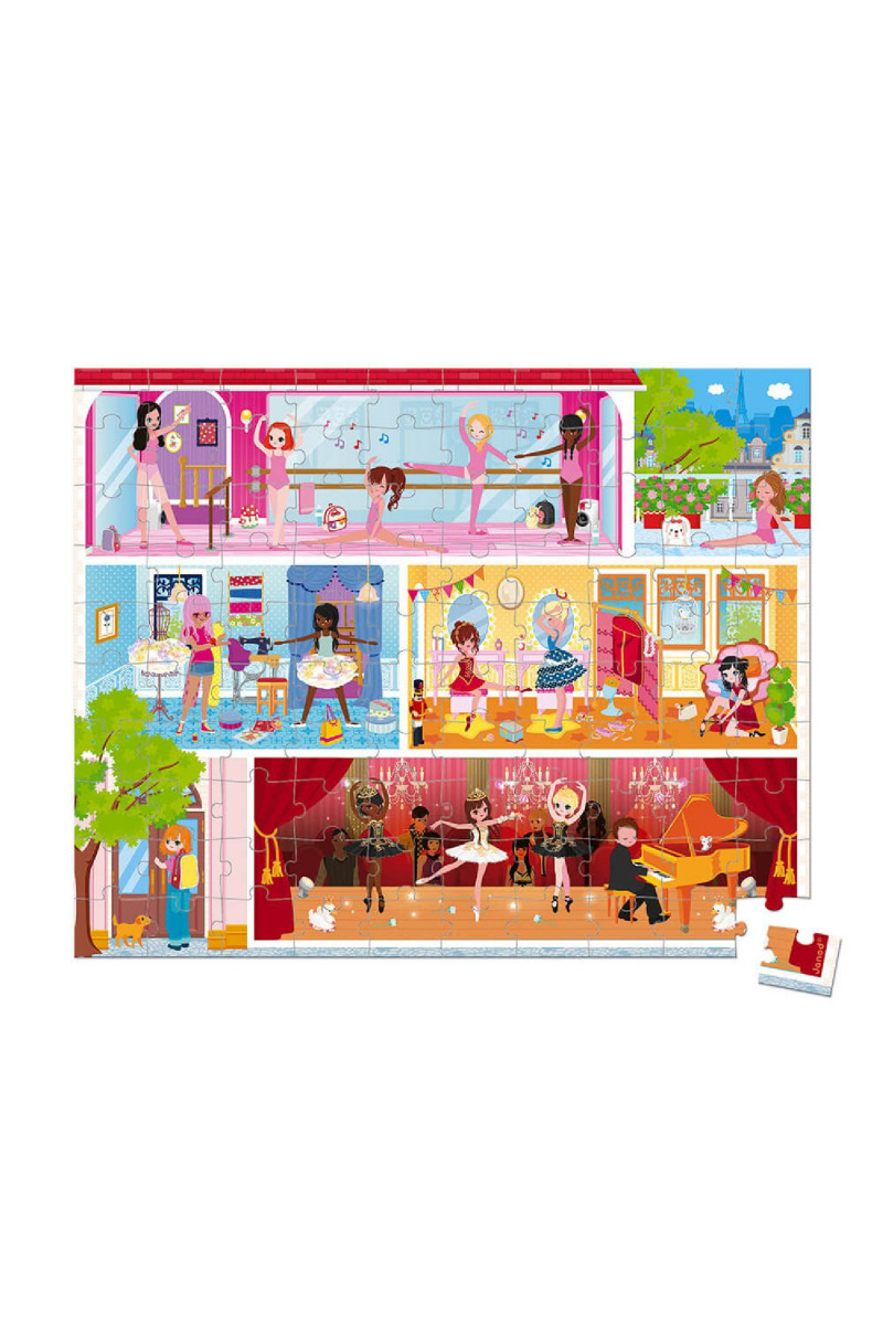 Janod slagalica-plesna akademija 100 kom 