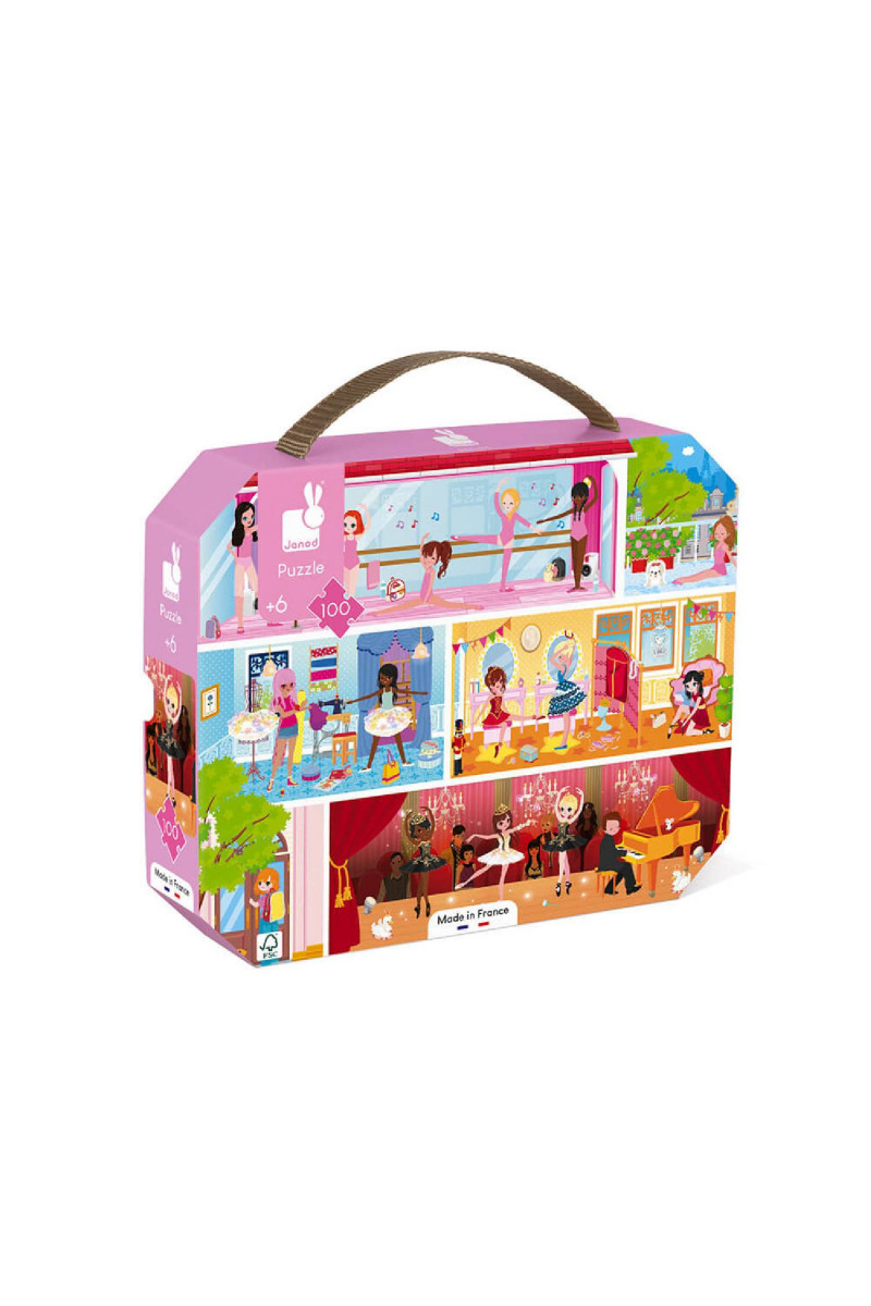 Janod slagalica-plesna akademija 100 kom 