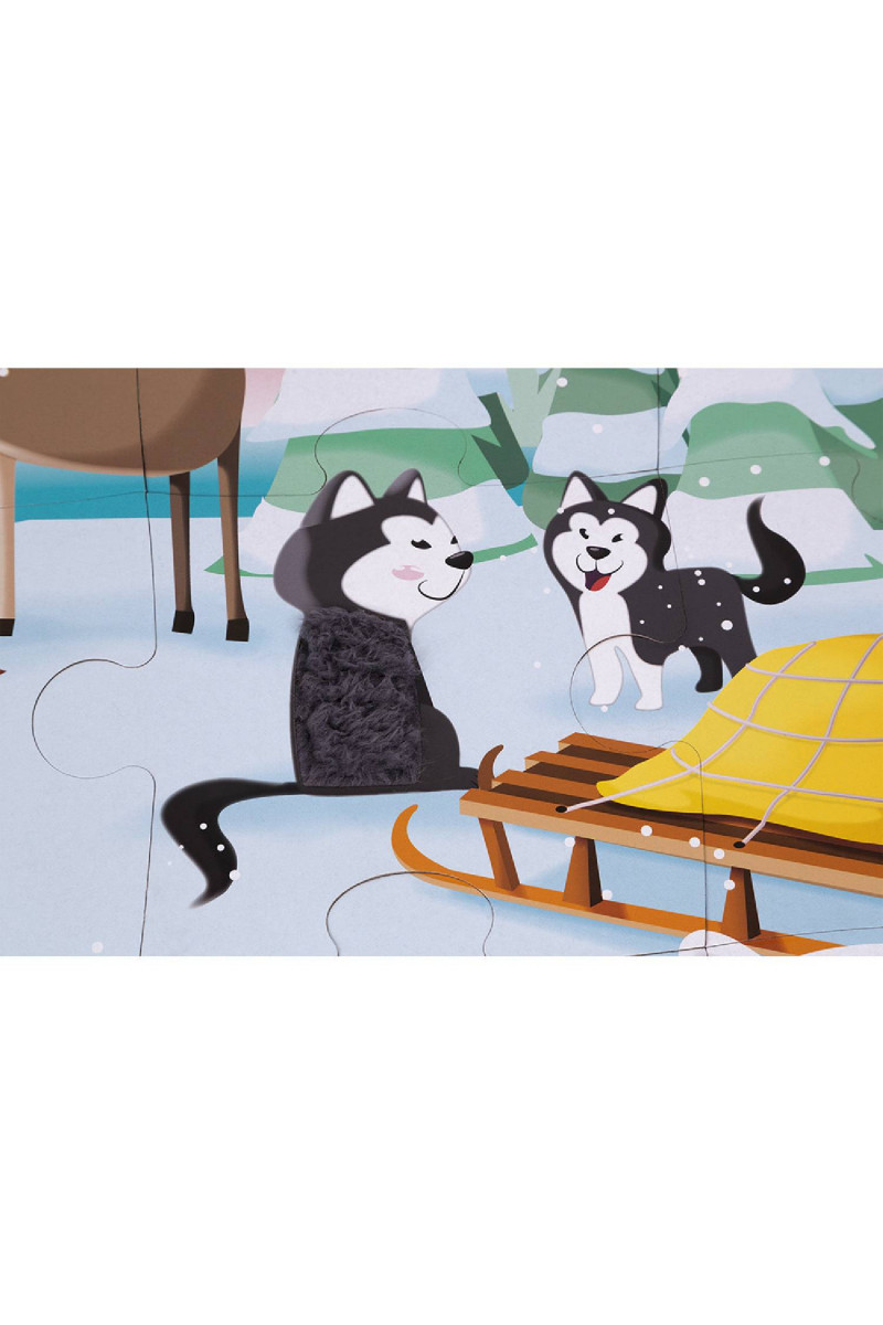 Janod TACTILE slagalica-život na ledu 20 kom 