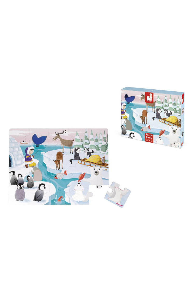Janod TACTILE slagalica-život na ledu 20 kom 
