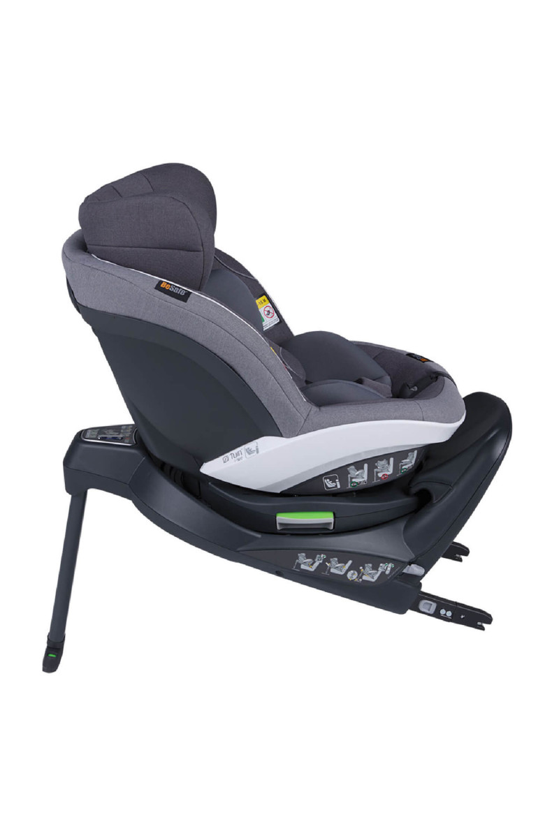 BeSafe a-s iZi Turn i-Size(61-105cm),Metallic Siva 