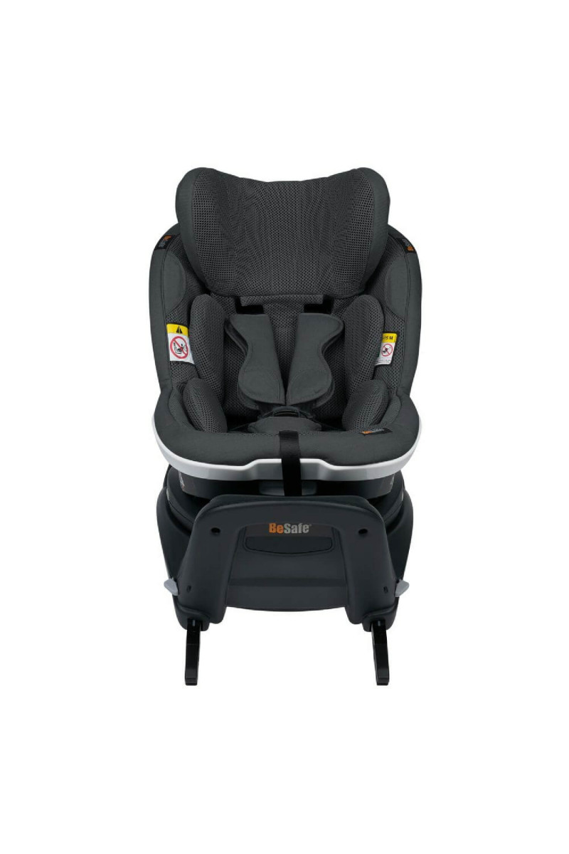 BeSafe a-s iZi Turn i-Size(61-105cm),Antracit mesh 