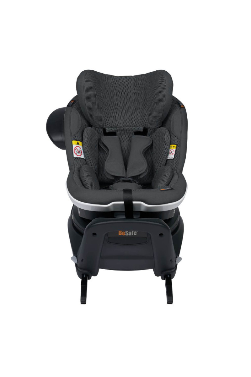BeSafe a-s iZi Turn i-Size(61-105cm),Antracit mesh 