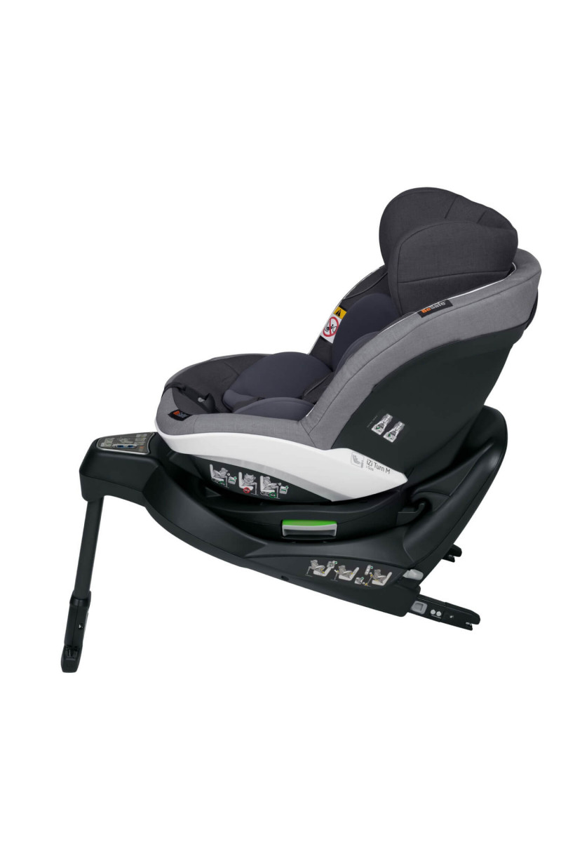 BeSafe a-s iZi Turn M i-Size(61-105cm),Met. Siva 