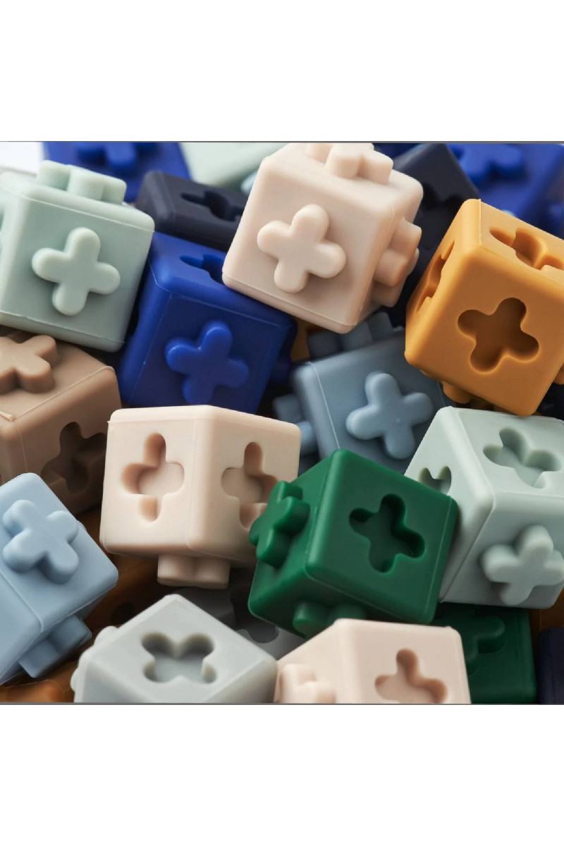 Liewood kocke za slaganje 100 pcs Links, MNavy 