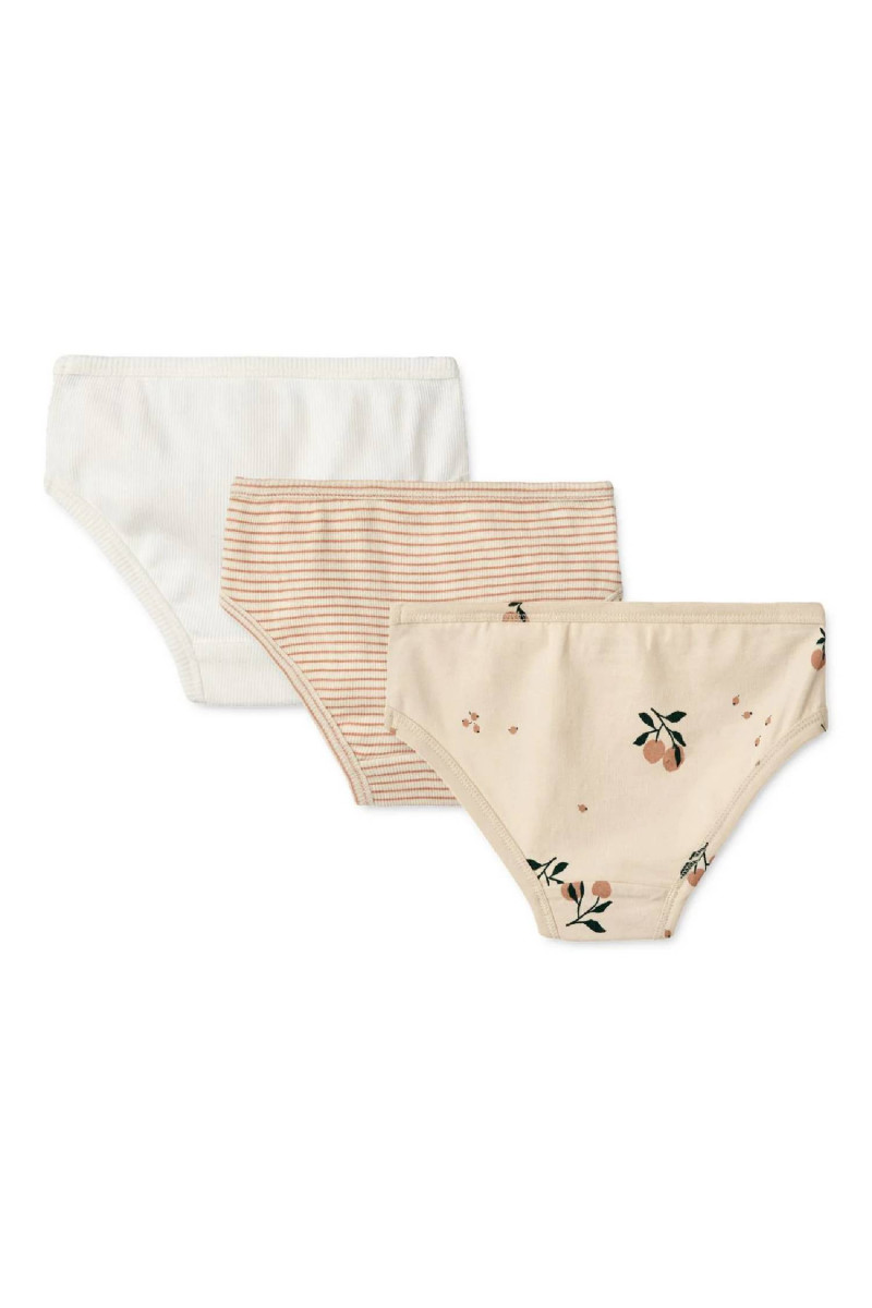 Liewood gaće 3 pcs Nanette, Peach sea shell 