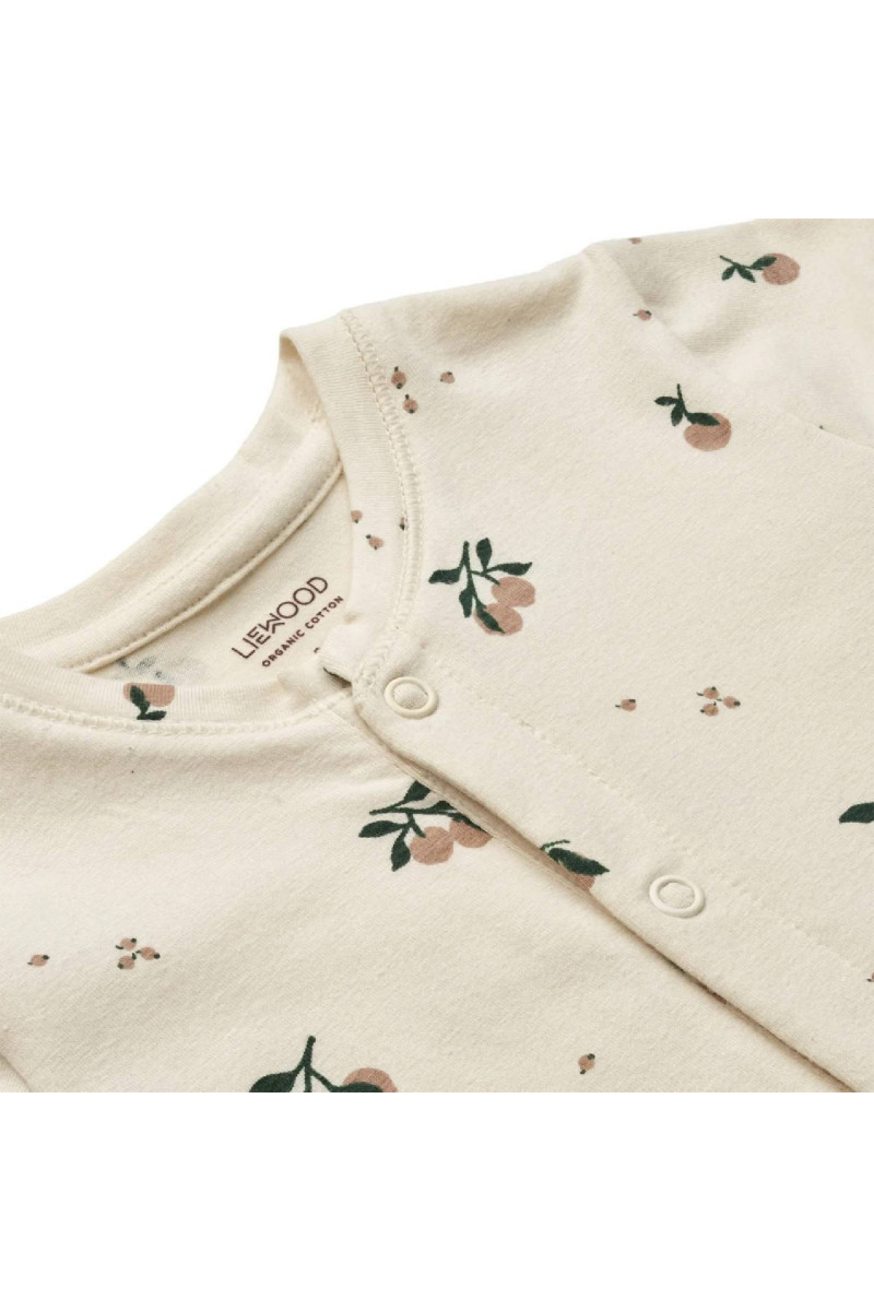 Liewood pidžama jednodelna Birk, Peach/Sea shell 