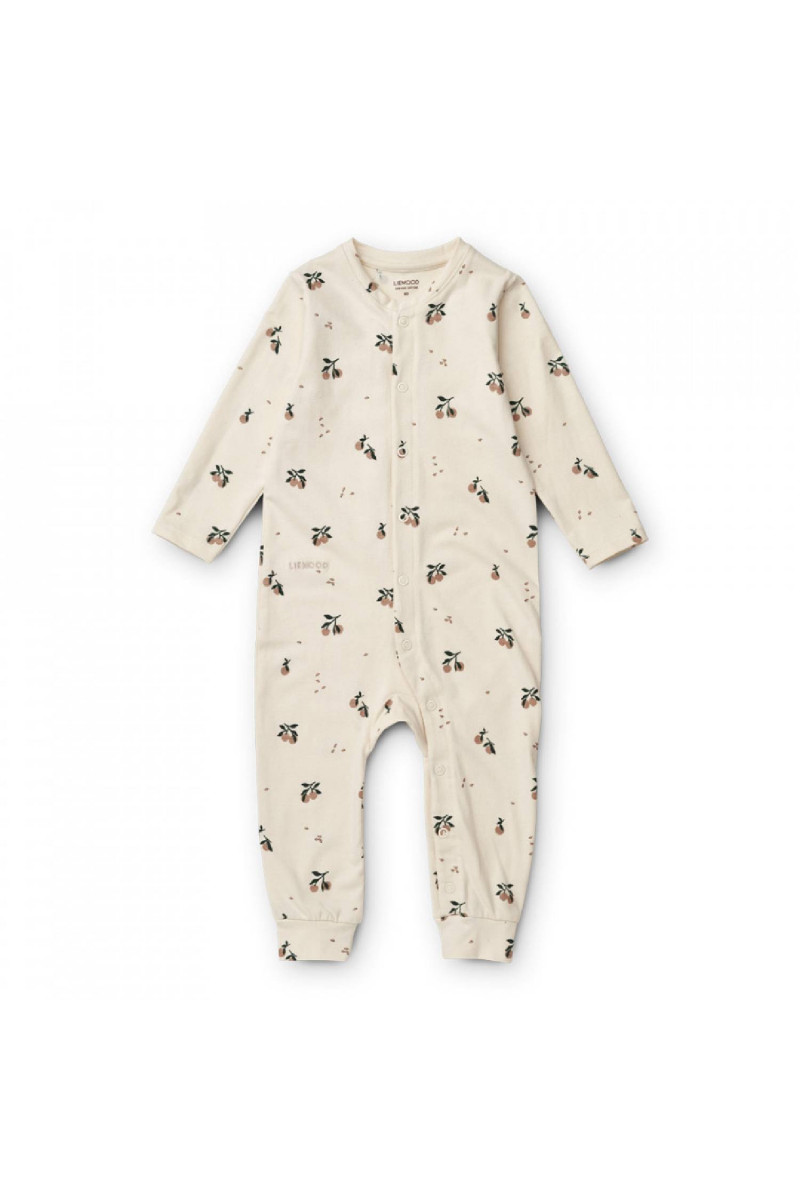 Liewood pidžama jednodelna Birk, Peach/Sea shell 