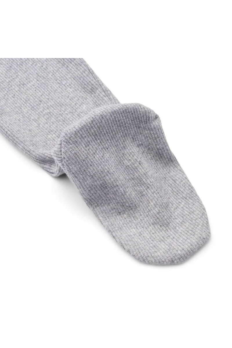 Liewood helanke Facu Rib, Light grey melange 