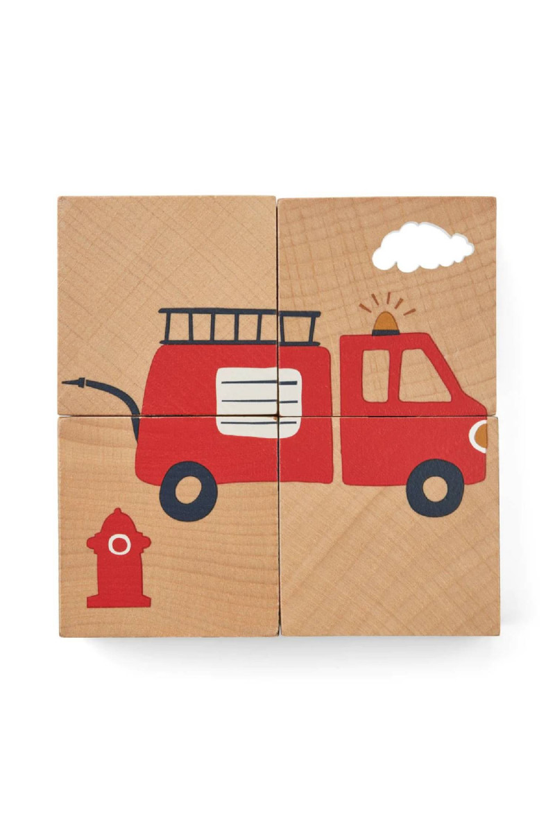 Liewood igračka slagalica Aage, Vehicle/Nature 