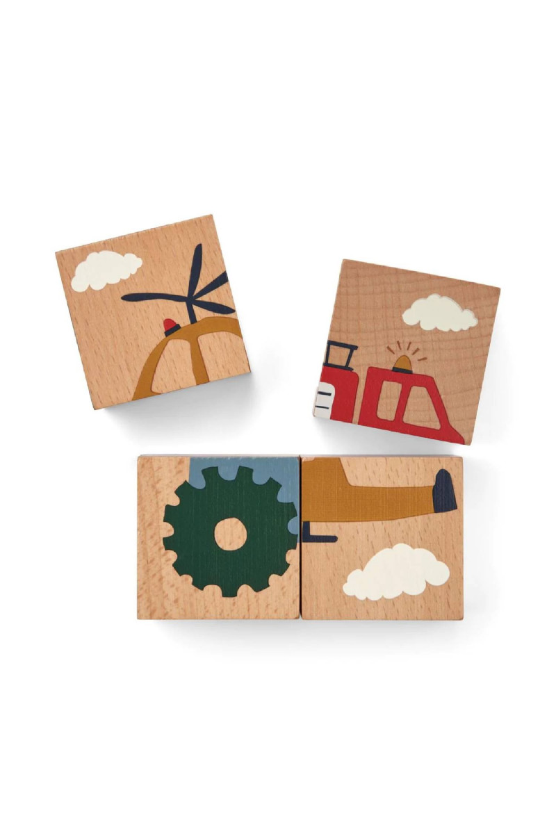 Liewood igračka slagalica Aage, Vehicle/Nature 