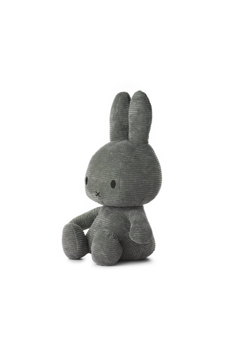 Miffy plišani zeka Corduroy 50cm, Grey 