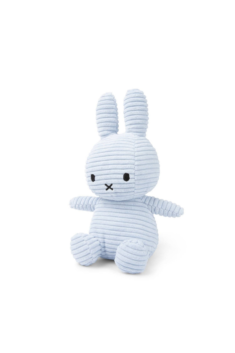 Miffy plišani zeka Corduroy 23cm, Ice Blue 