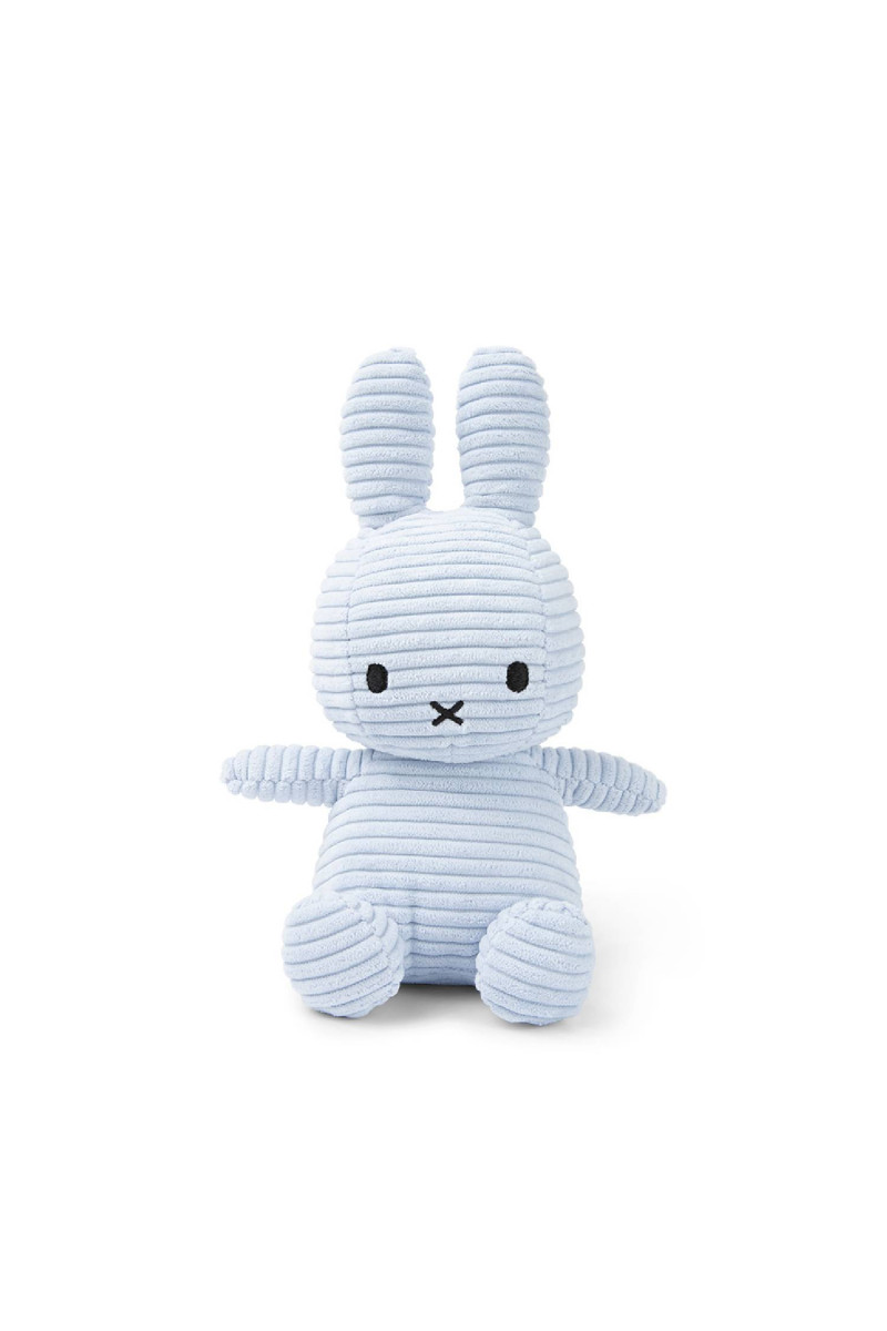 Miffy plišani zeka Corduroy 23cm, Ice Blue 