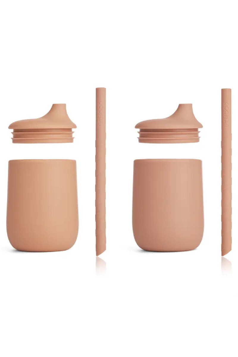 Liewood silik šolja sa slam Ellis 2pcs, TRose/Pale 