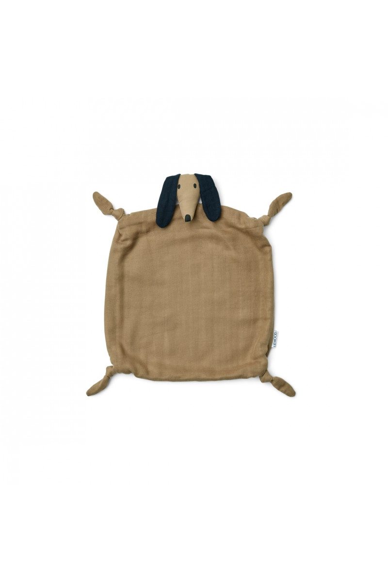 Liewood igračka ćebe Agnete, Dog/Oat mix 