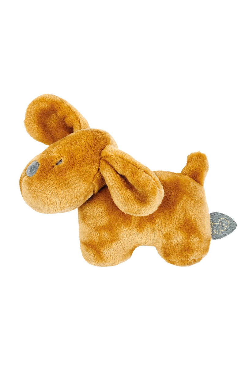 Nattou zvečka u obliku kuce, braon 