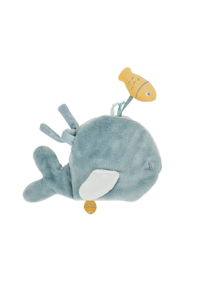 Nattou plišana knjiga za bebe sa likom kita 