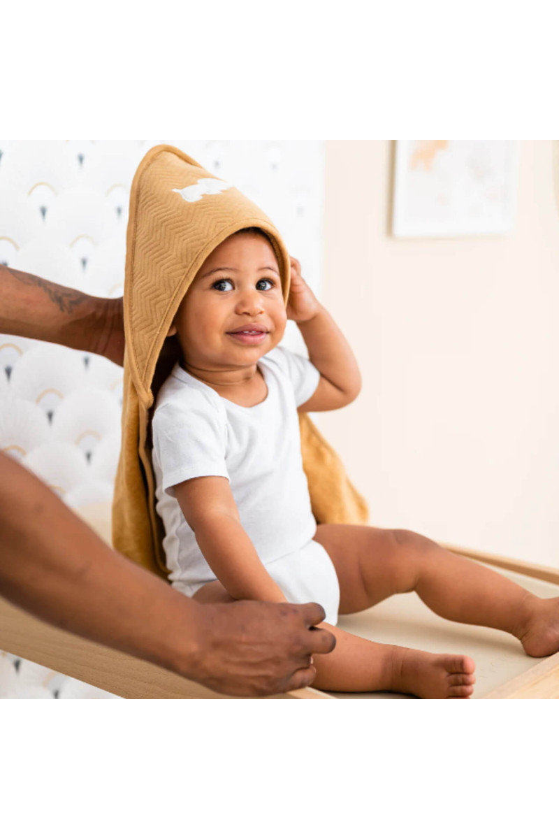 Nattou peškir Charlie sa kapuljačom i rukavicama 