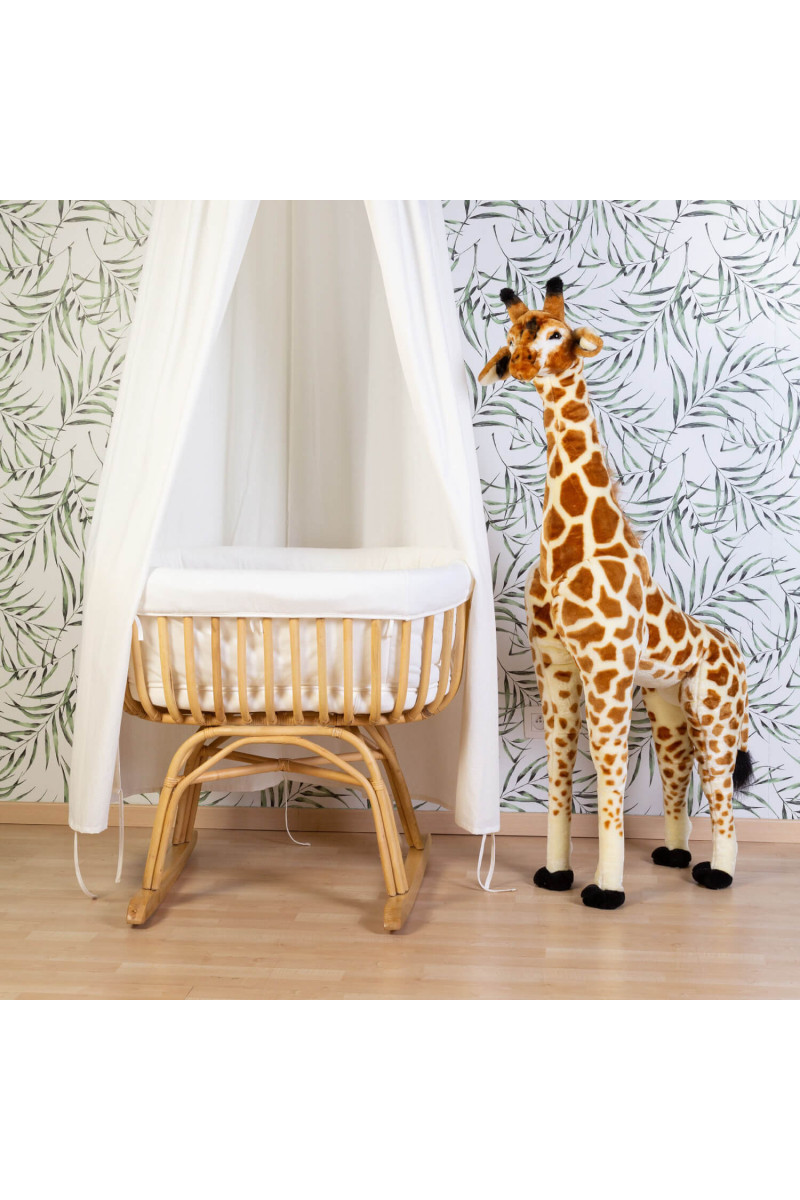 Child home Kolevka i ljuljaška od ratana off-white 