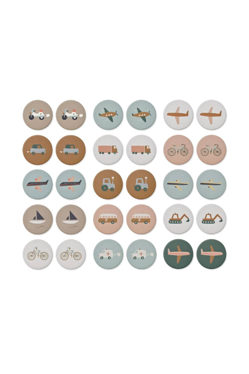 Liewood igra memorije Yubi, Airplane/Vehicles mix 