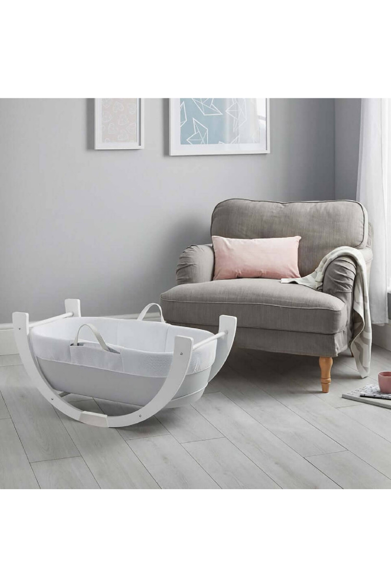 Shnuggle Dreami M nosiljka/kolevka+stal.+duš,Grey 