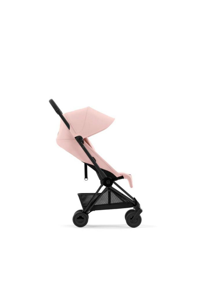 Cybex kolica Coya, Peach Pink (matt black ram) 