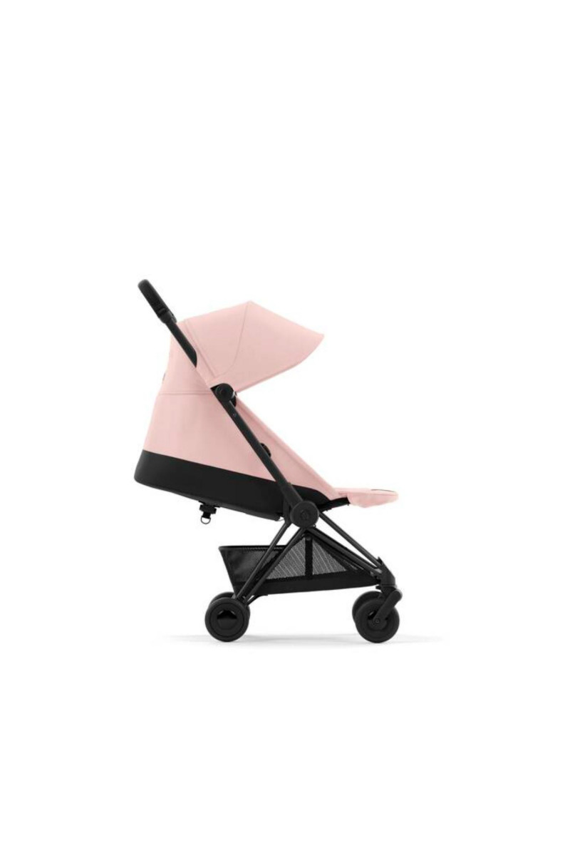 Cybex kolica Coya, Peach Pink (matt black ram) 