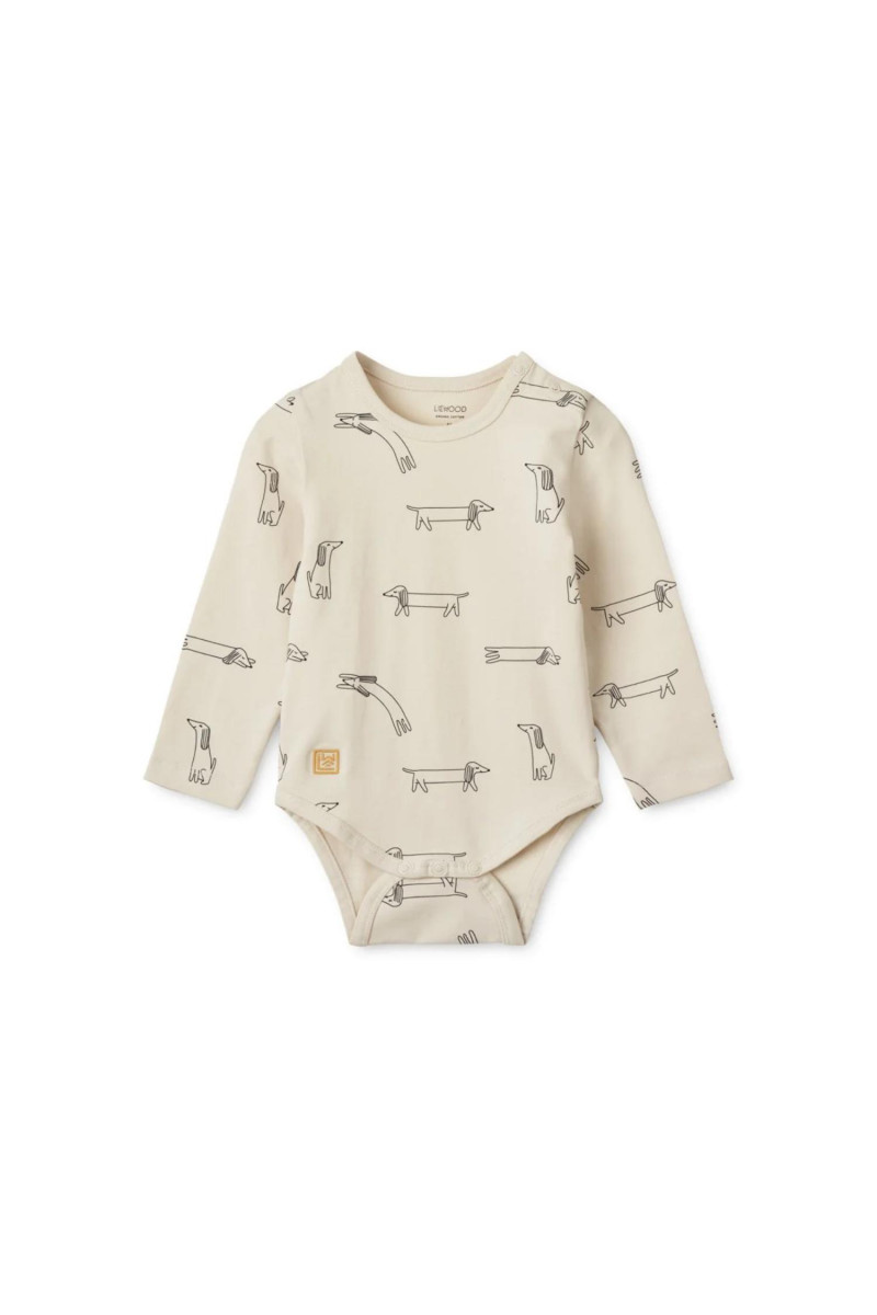 Liewood bodi benka Yanni 2kom, Dog Sandy/YellowM 